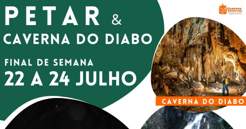 PETAR & CAVERNA DO DIABO (FINAL DE SEMANA)
