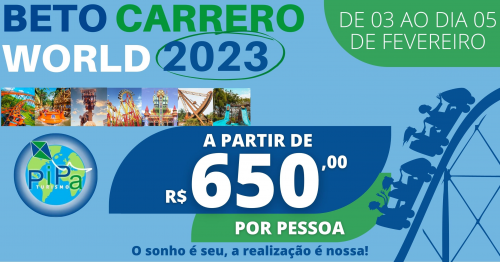 BETO CARRERO WORLD EM FEVEREIRO DE 2023