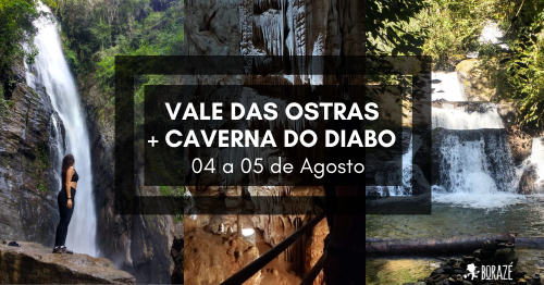 Vale das Ostras (mais de 10 Cachoeiras) + Caverna do Diabo