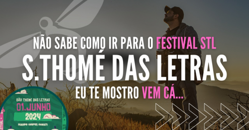 São Thomé das Letras MG Especial Festival STL 2º LOTE 