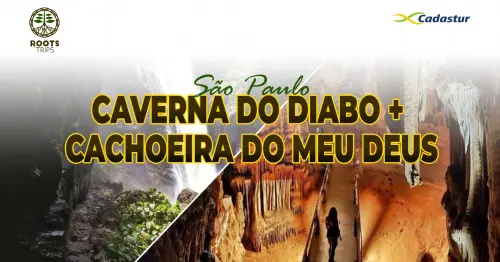 Caverna do Diabo + Cachoeira do meu Deus - SP 