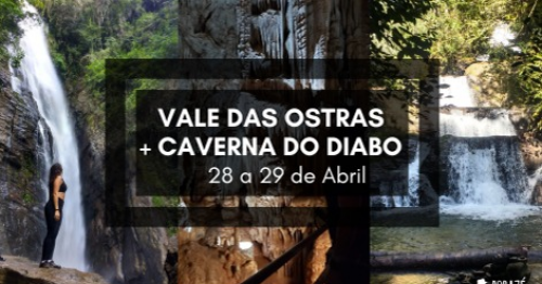 Vale das Ostras (mais de 10 Cachoeiras) + Caverna do Diabo