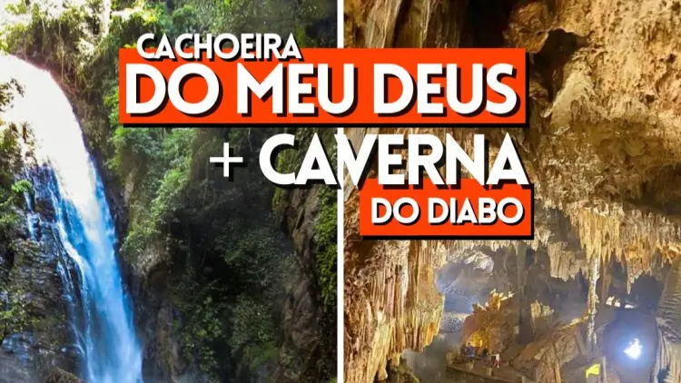 CAVERNA DO DIABO & CACHOEIRA DO MEU DEUS (DAY USE) 