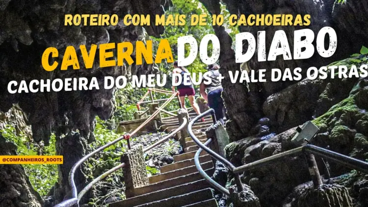 CAVERNA DO DIABO + CACHOEIRA DO MEU DEUS - TODOS INGRESSOS JÁ INCLUSO