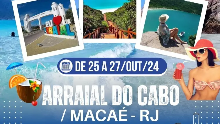 Arraial do Cabo e Macaé - RJ 25 A 27/OUT/24