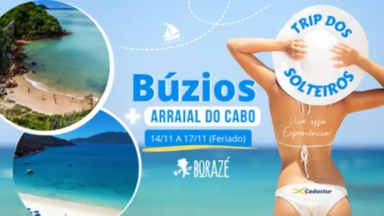 Feriadão em Búzios + Arraial do Cabo-RJ